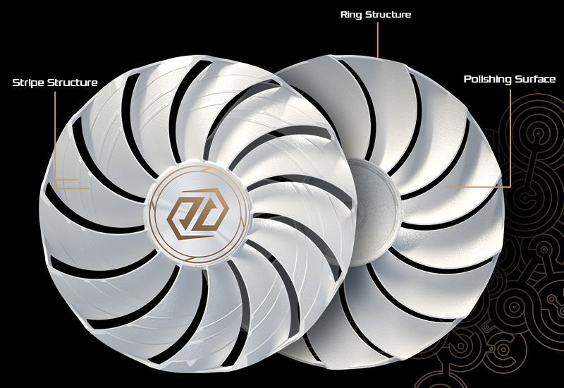 Striped Ring Fan